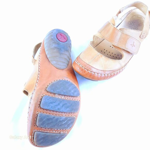 Size 8 Pikolinos tan leather low dress summer Streetwear shoes - Picture 1 of 10